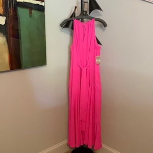 Rachel Roy Tie Front/Back Midi Halter Dress S-10